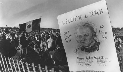 Pope John Paul II's visit to Iowa